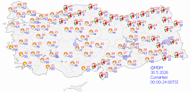Bayram planları iptal olabilir! Meteoroloji'den 76 ile sağanak alarmı