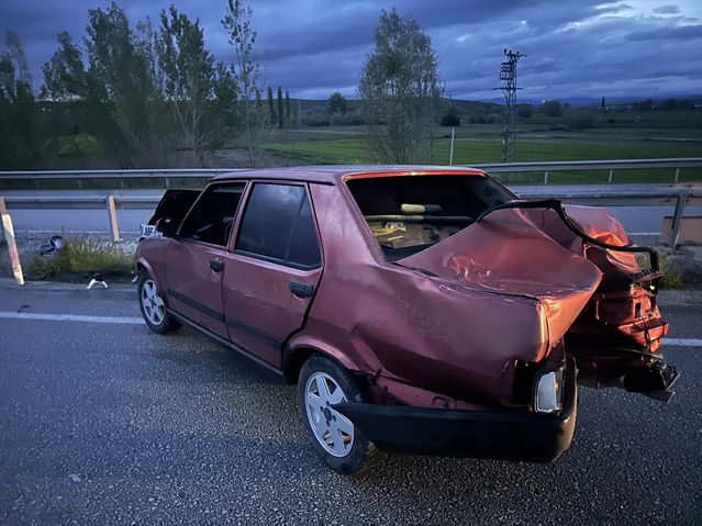 Alaca'da Trafik Kazası: 1 Yaralı