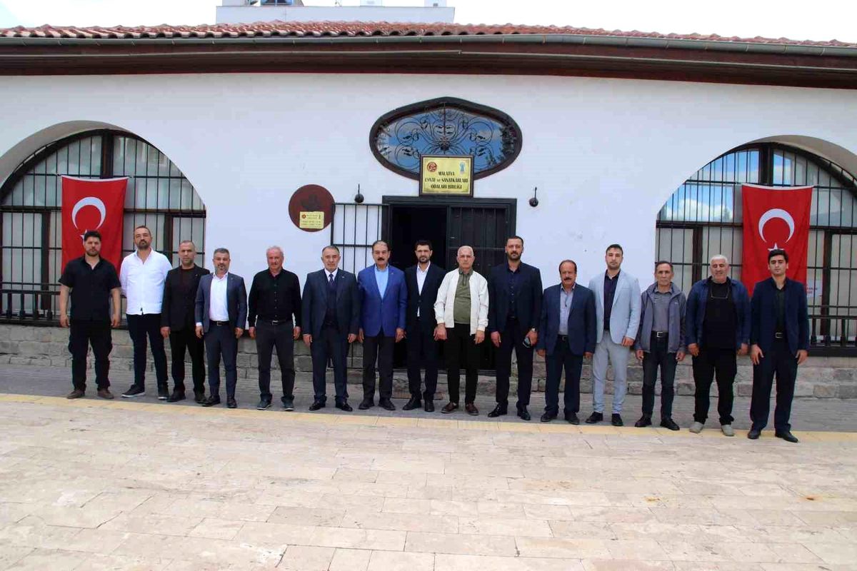 Demiryol-İş heyetinden MESOB\'a tebrik ziyareti