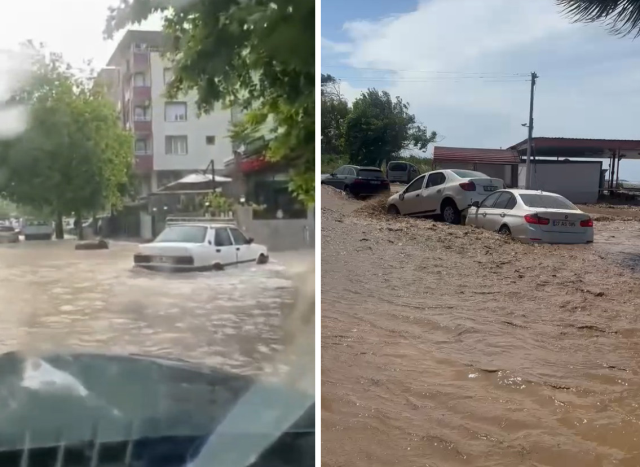 Hatay ve Osmaniye'yi sel vurdu! Evler, yollar ve araçlar zarar gördü
