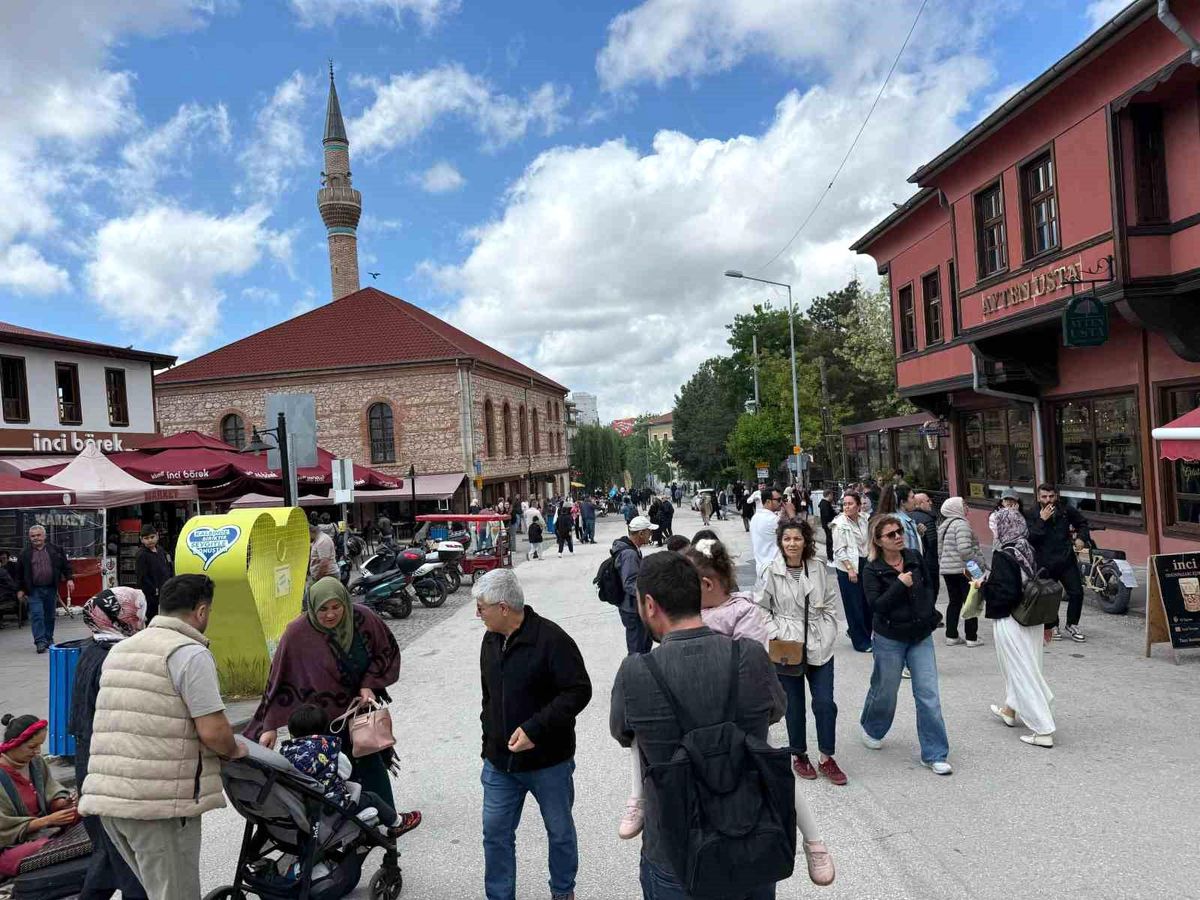 Odunpazarı\'nda bayram yoğunluğu