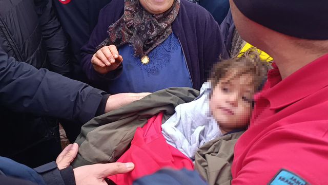 Tüm ilçe seferber olmuştu! 3 yaşındaki Aybüke'den sevindiren haber