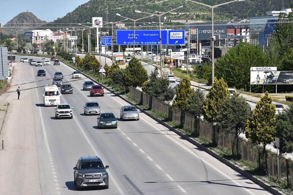 Kurban Bayramı Dönüş Yolunda Trafik Yoğunluğu