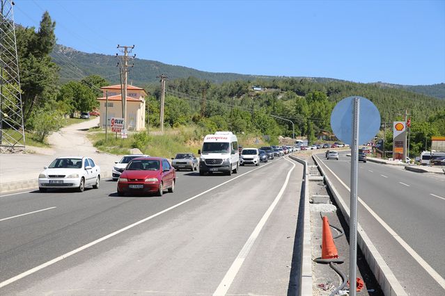 Dönüş Yolculuğunda Yoğun Trafik