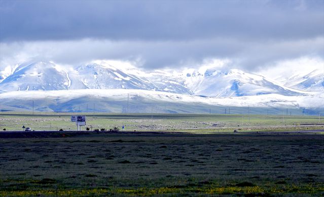 Kars'ta Kar Yağışı Etkili Oldu