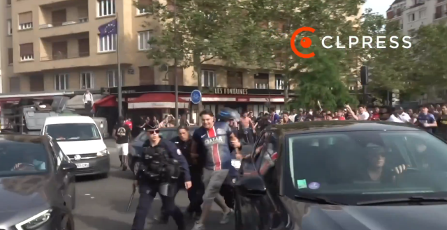 Paris savaş alanına döndü! Onlarca taraftar gözaltına alınıyor