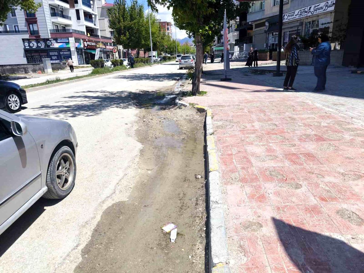 Van\'ın tarihi caddesi altyapı kurbanı vatandaş ve sürücüler isyan noktasında