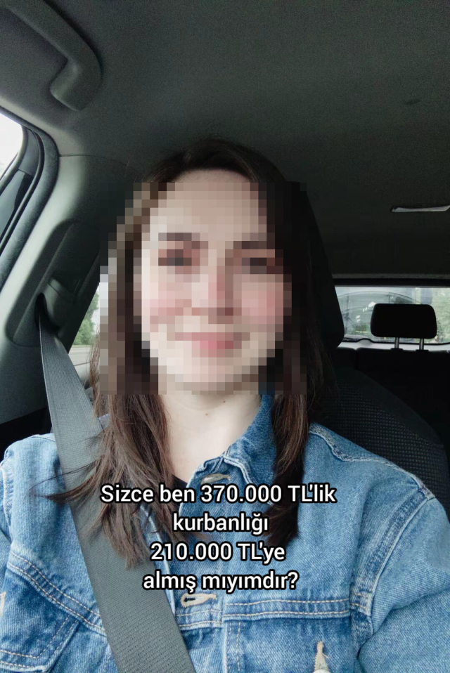 370 bin TL'lik kurbanı 210 bin TL'ye aldı, sorduğu soru olay oldu