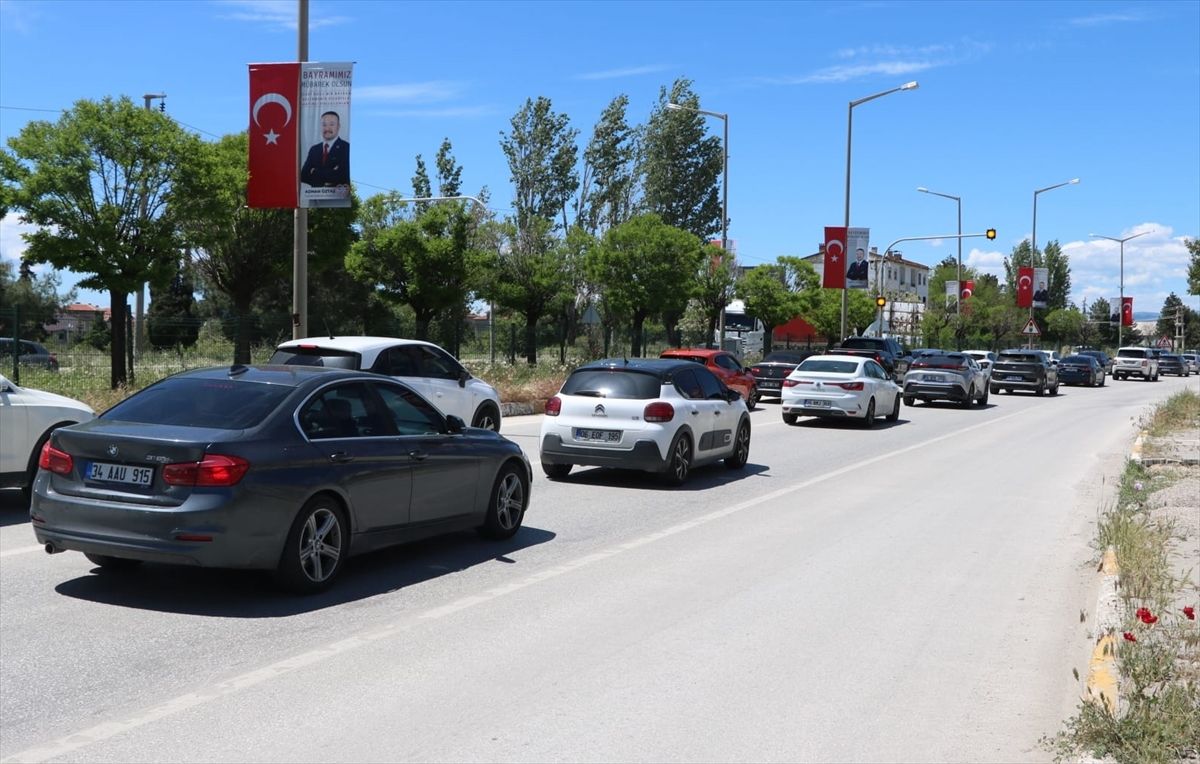 Bayram Sonunda Trafik Yoğunluğu