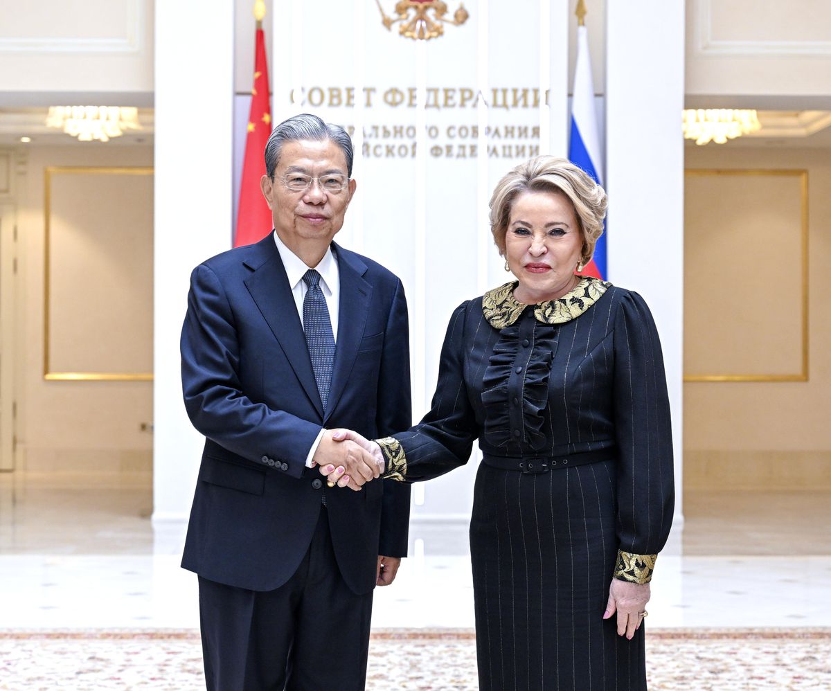 Zhao Leji, Rusya\'da Resmi Ziyarette Bulundu