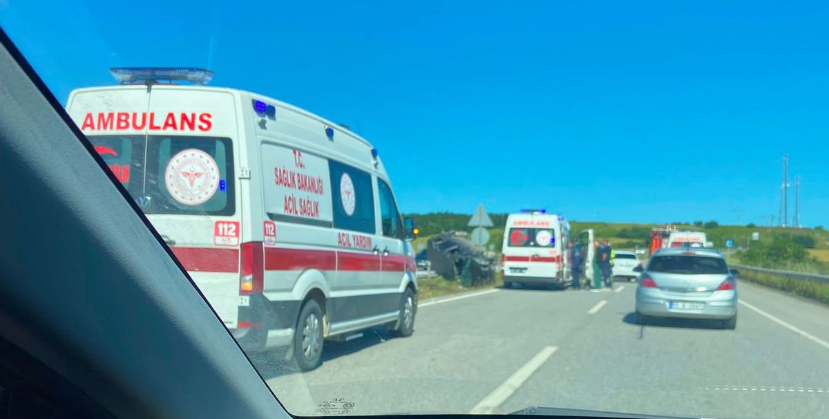 Bafra\'da trafik kazası: 3 yaralı