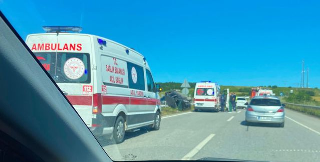 Bafra'da trafik kazası: 3 yaralı