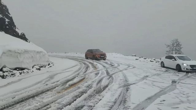 Artvin'de Mayıs'ta Kar Yağışı Ulaşımı Aksattı
