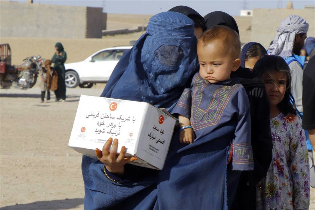 TDV, Afganistan’a Kurban Eti Ulaştırdı
