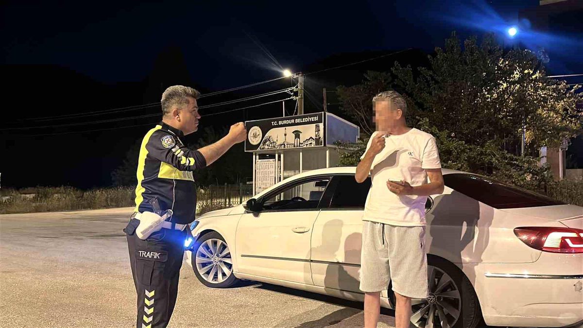 Burdur\'da Alkol Testi Kaçamağı
