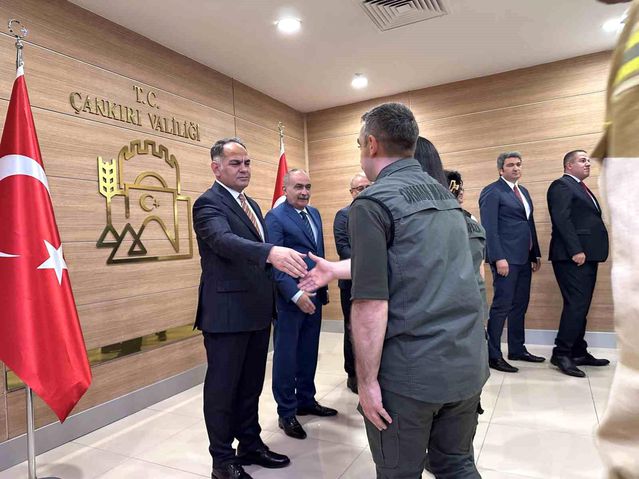 Çankırı'da Bayramlaşma Töreni