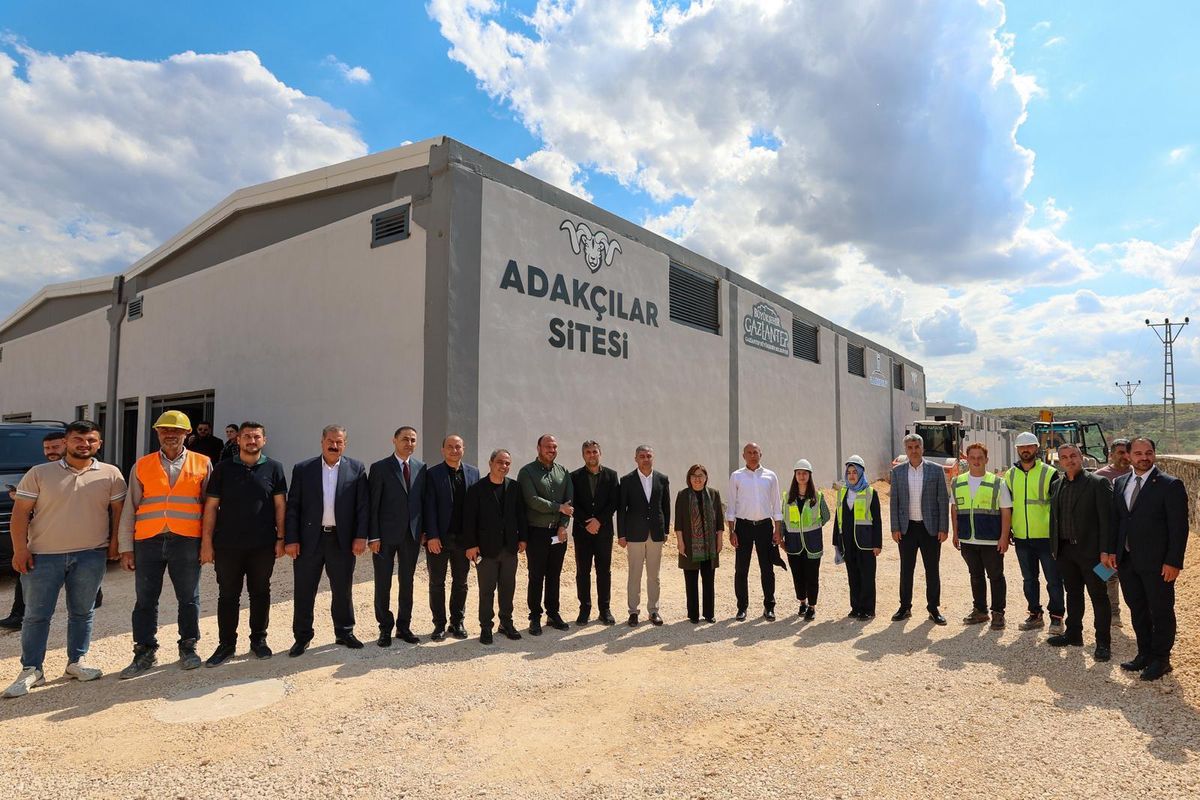 Gaziantep’te modern Adakçılar Sitesi’nde sona yaklaşıldı