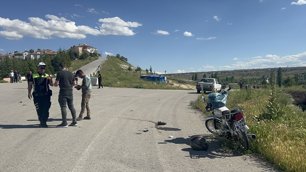Karaman\'da Motosiklet Kazası: Bir Ölü