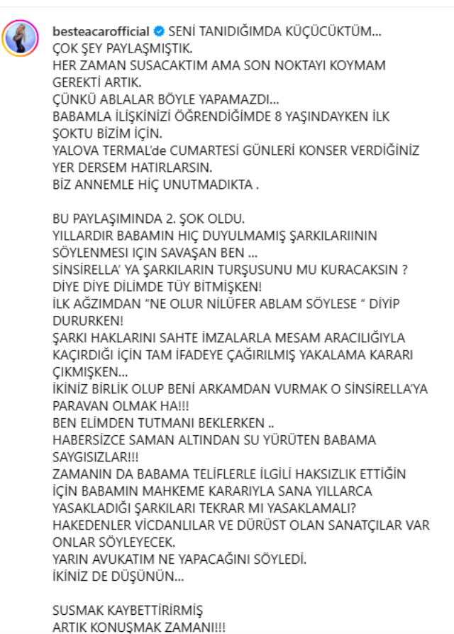 Kayahan'ın kızı kızından Nilüfer'e olay yaratan iddia: Babamla ilişkiniz öğrendiğimde 8 yaşındaydım