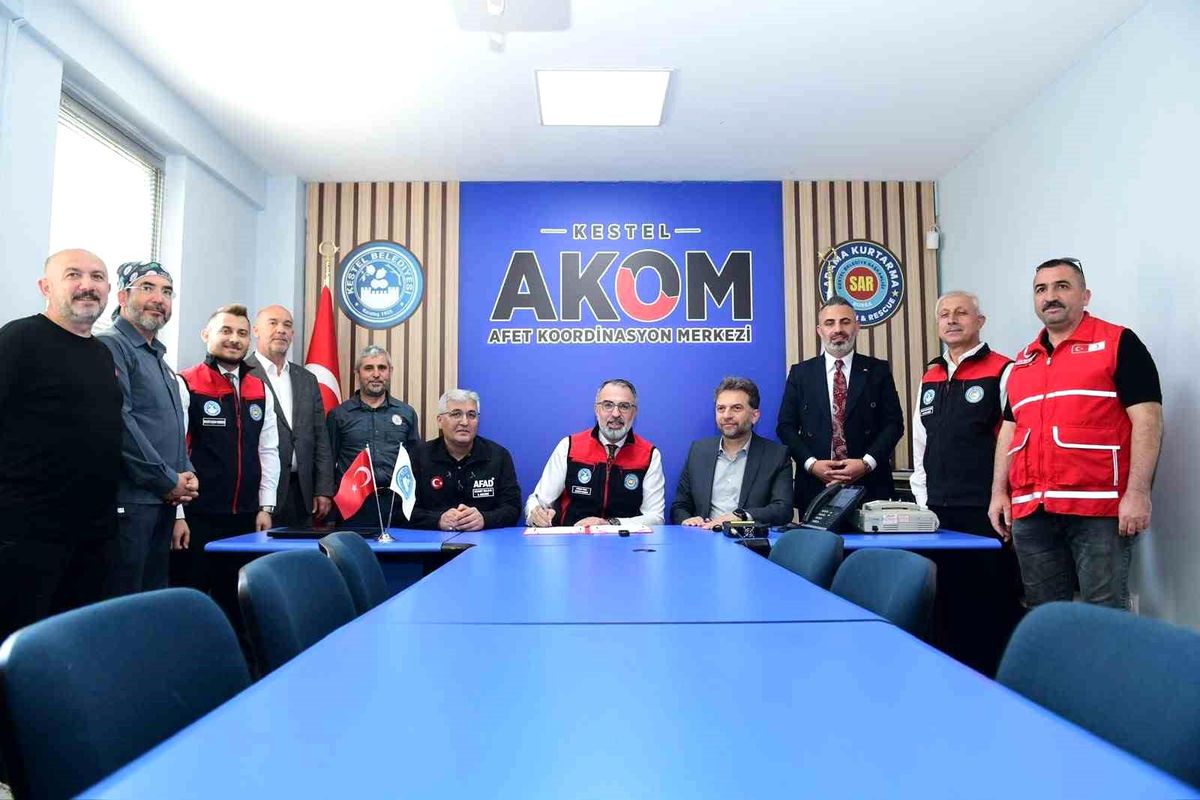 Kestel\'de arama kurtarma kapasitesini artıracak imza