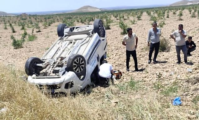 Şanlıurfa'da Mobil Sağlık Aracı Devrildi