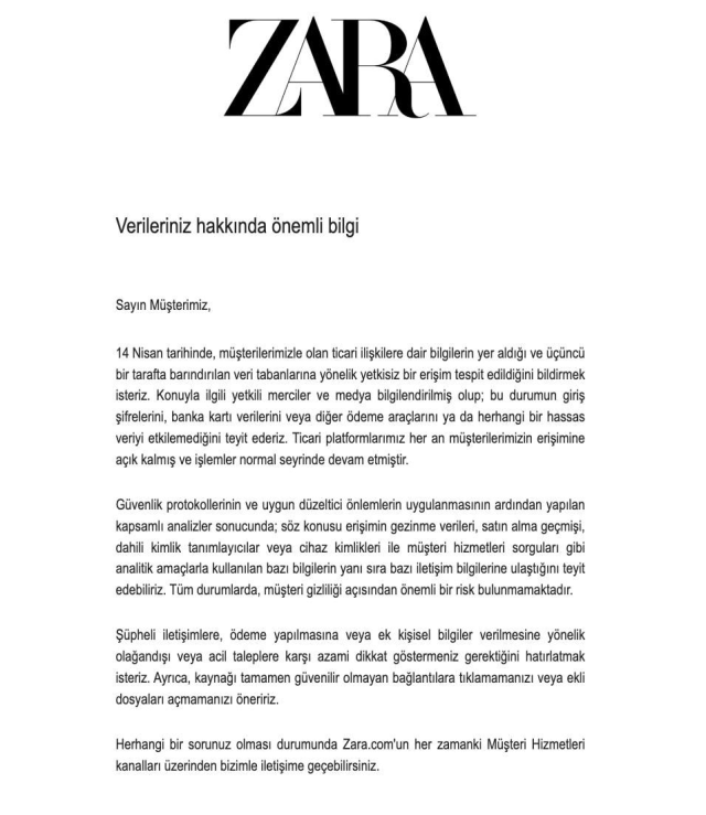 Moda devi milyonca müşterinin verisini çaldırdı! Acil kodlu uyarı yapıldı