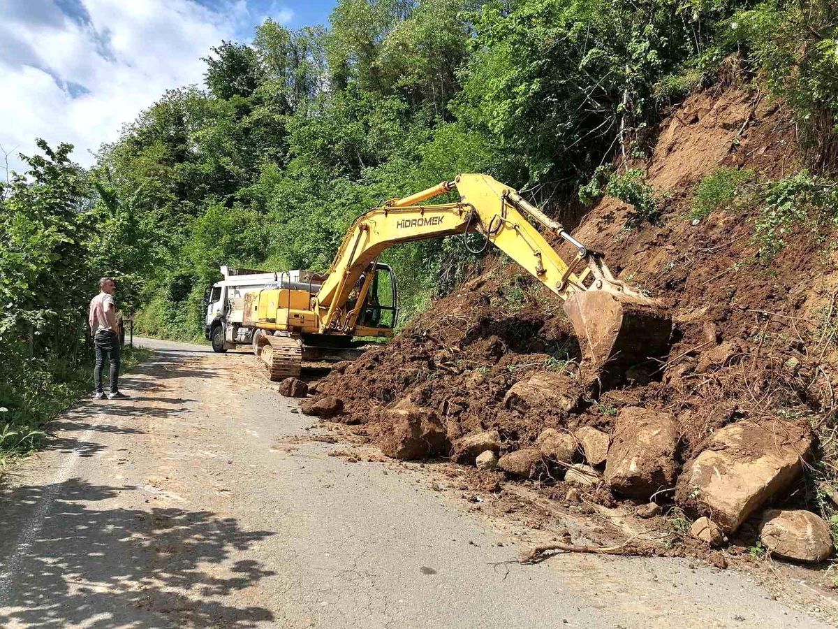 Ordu\'da heyelan nedeniyle ulaşıma kapanan 236 mahalle yolu açıldı