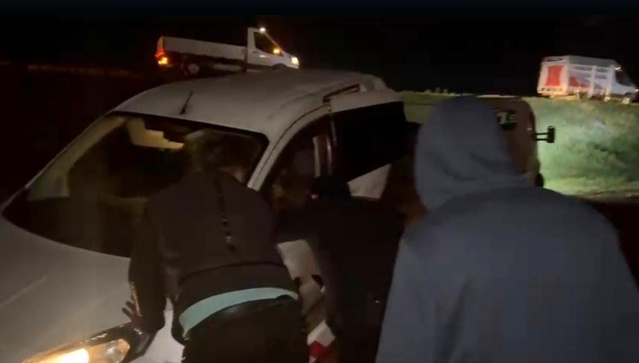 Sarıkamış’ta Trafik Kazası: Maddi Hasar