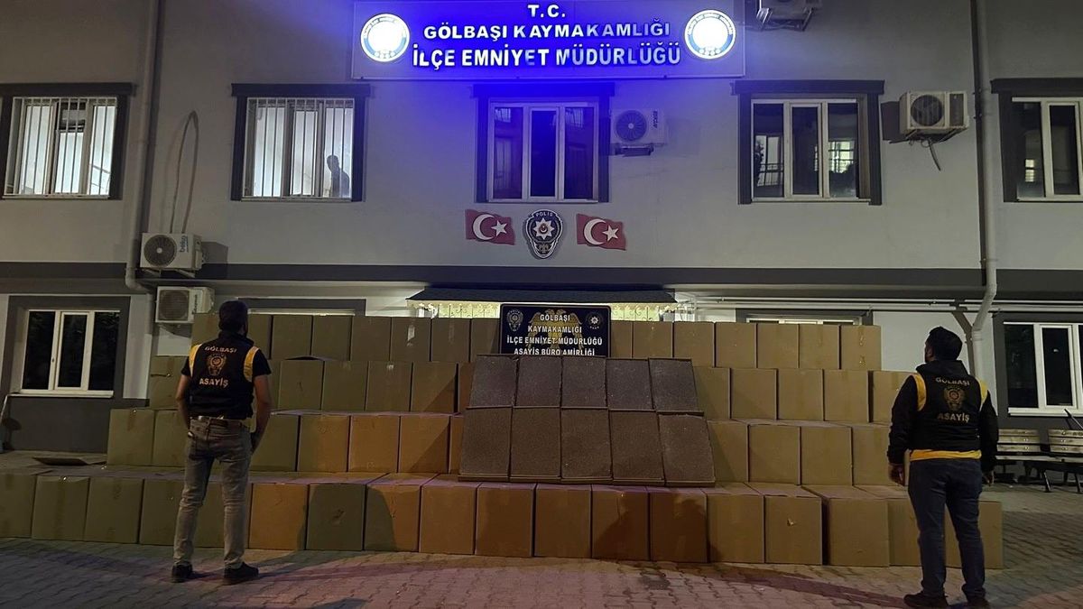 Adıyaman\'da 5.5 Milyon Kaçak Sigara Ele Geçirildi