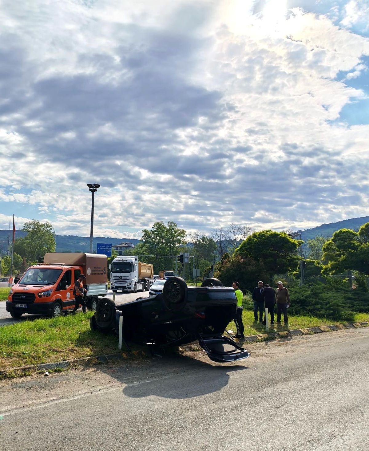 Zonguldak\'ta Trafik Kazası: Bir Yaralı