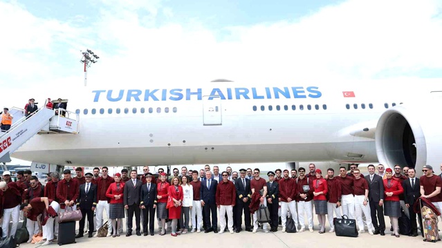 A Milli Takım ABD’ye Uğurlandı