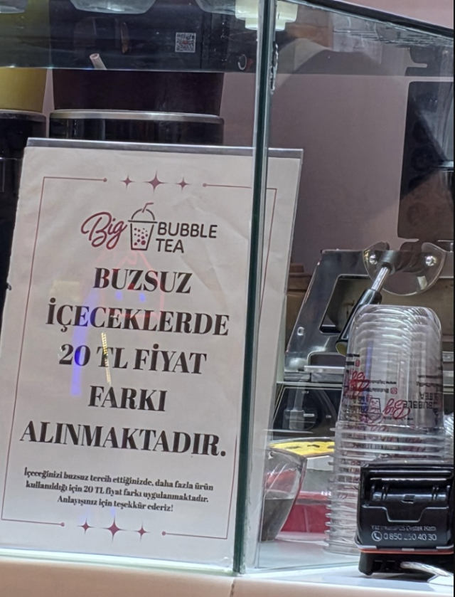 Alanya'da tartışma yaratan karar: Buzsuz içecek isteyen 20 TL fazla ödeyecek