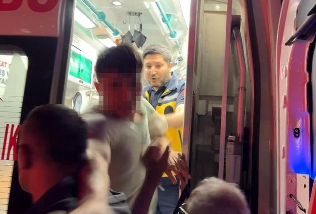 Aksaray'da intihar girişimi sonrası gazeteciye saldırı