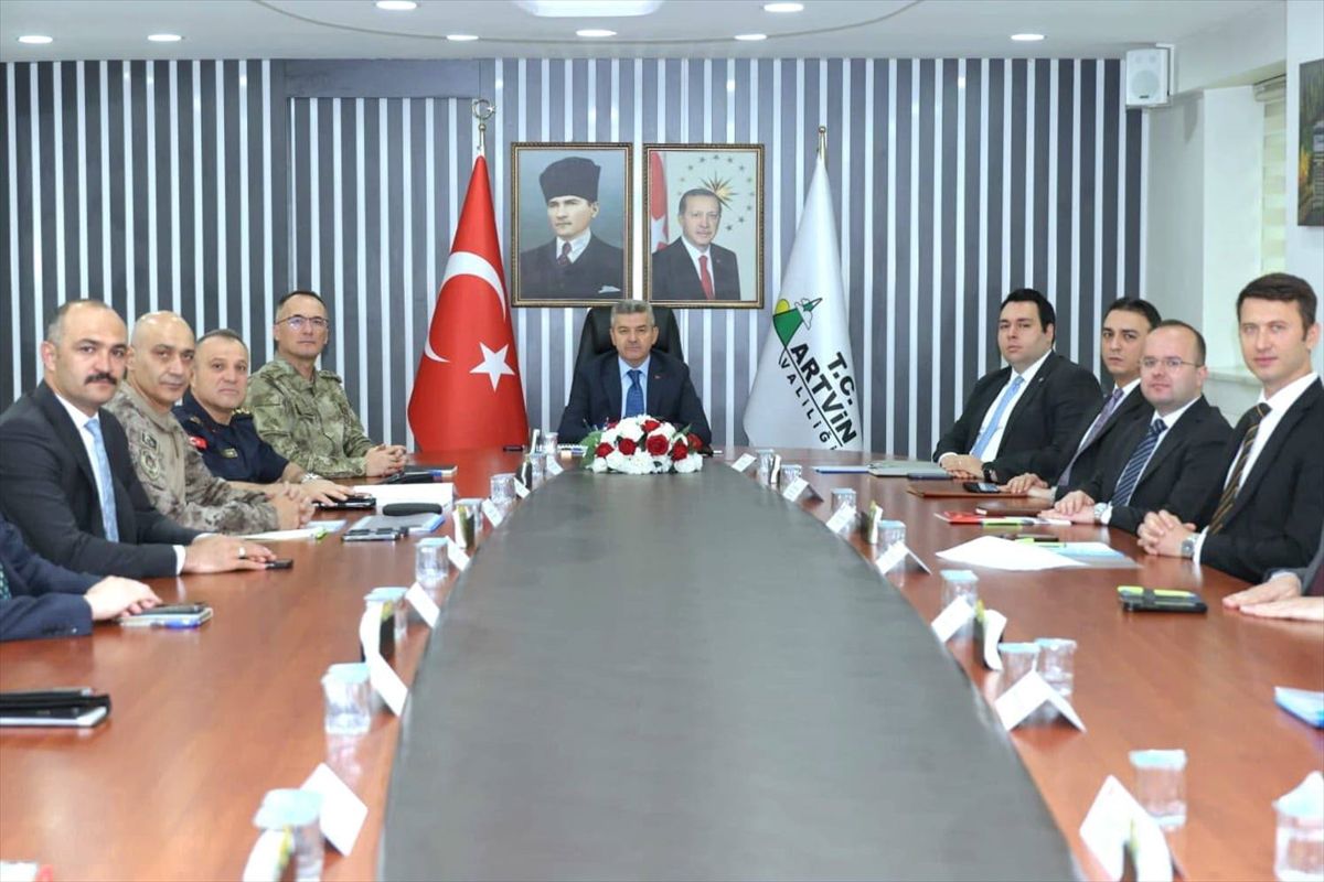 Artvin\'de Güvenlik Koordinasyon Toplantısı