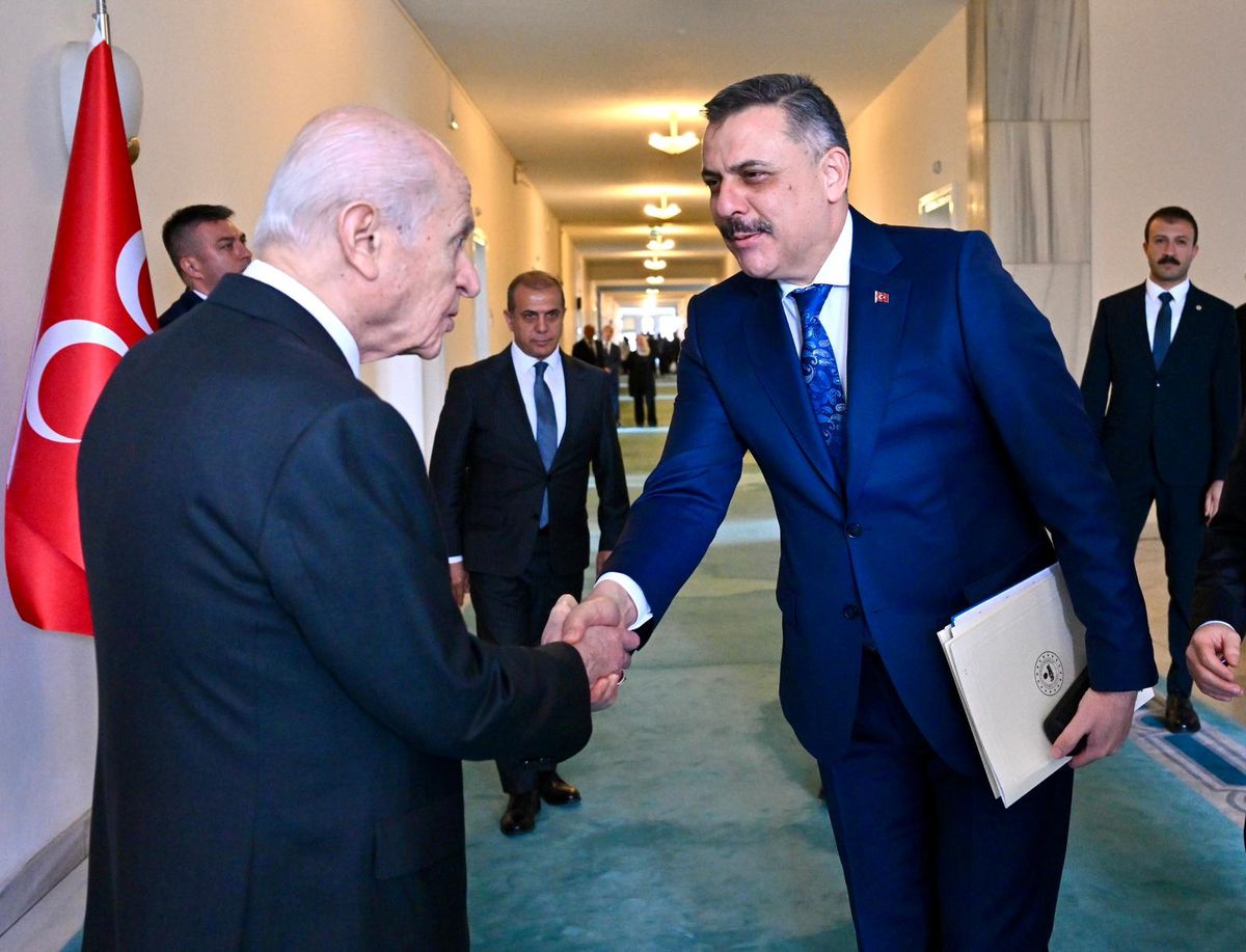 Çiftçi ve Gürlek\'ten Bahçeli\'ye Ziyaret