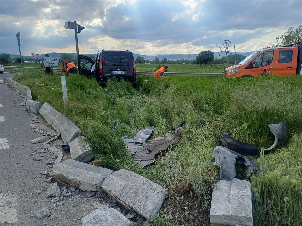 Yeniçağa\'da Trafik Kazası: 1 Yaralı