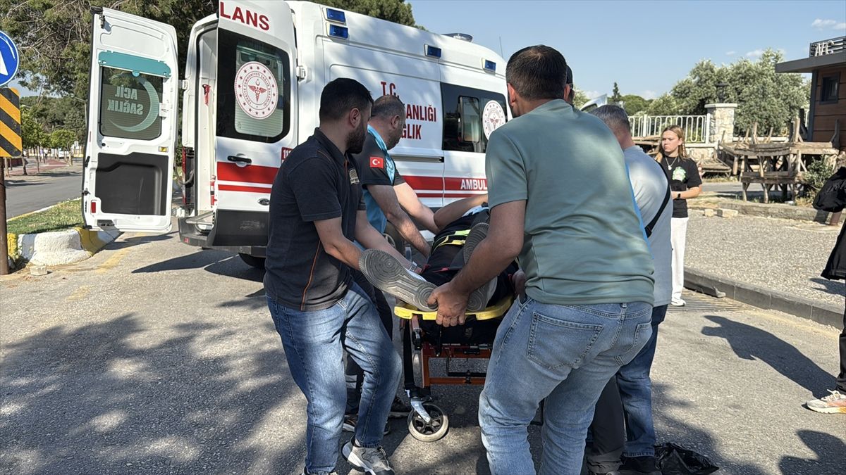 Aydın\'da Motosiklet Kazası: Sürücü Yaralandı