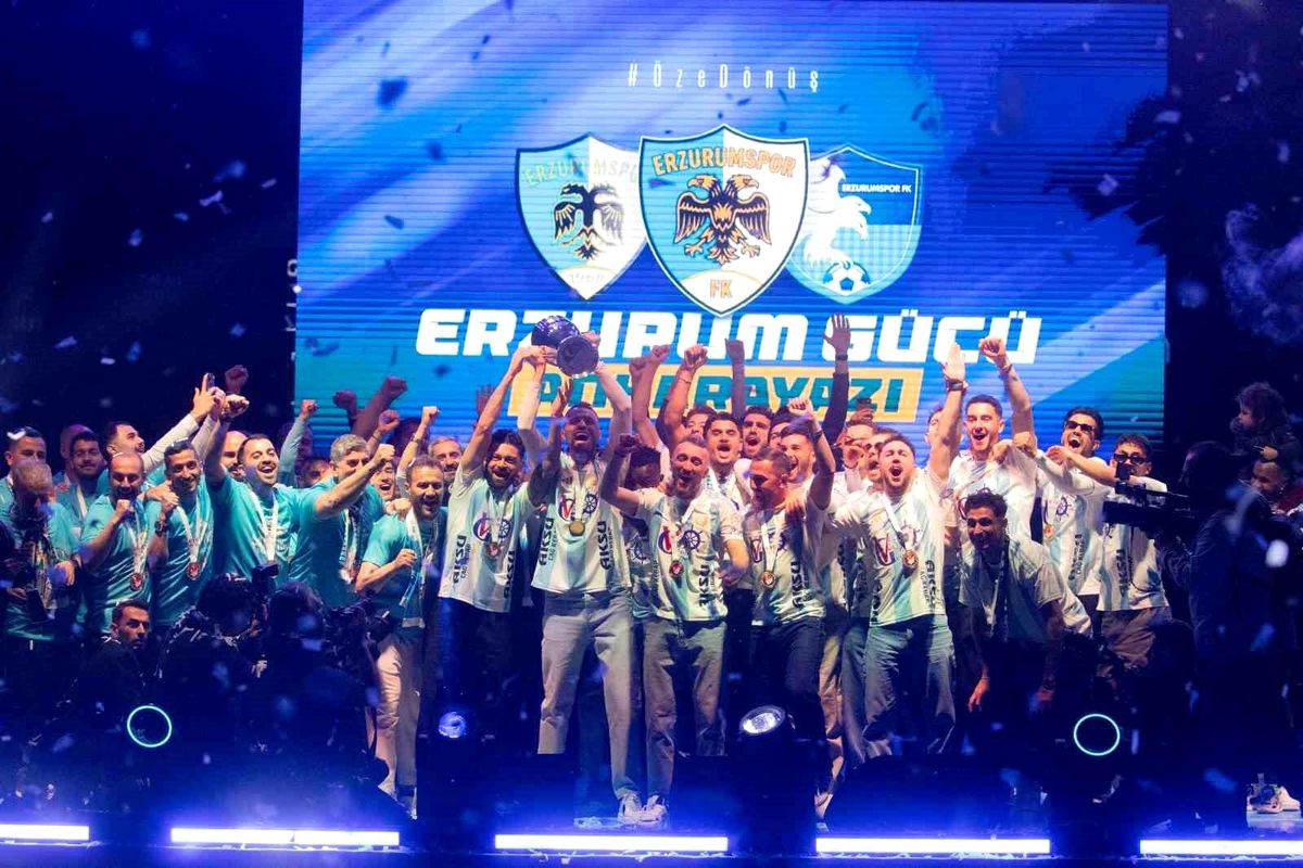Erzurumspor FK\'nın Yükseliş Sergisi
