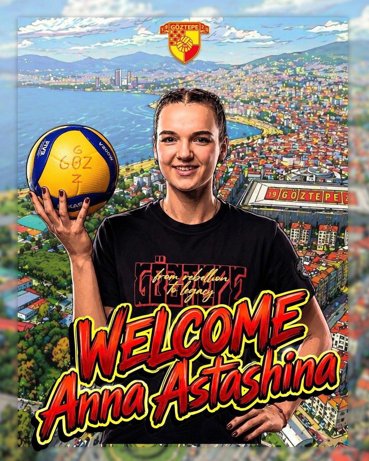 Göztepe Voleybol, Anna Astashina\'yı Transfer Etti