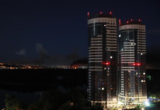 Kiev'e Yoğun Hava Saldırısı