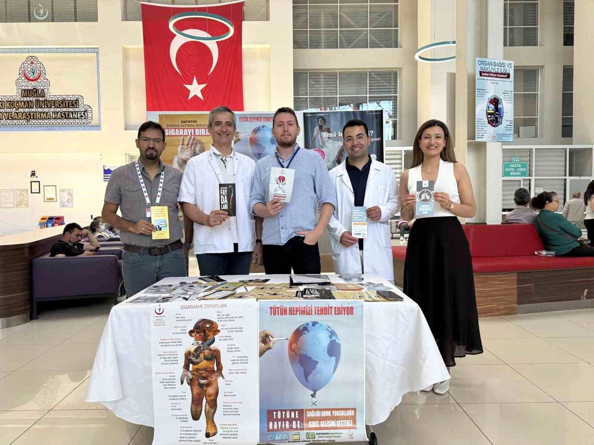 Muğla\'da Tütünsüz Günü Farkındalık Etkinliği
