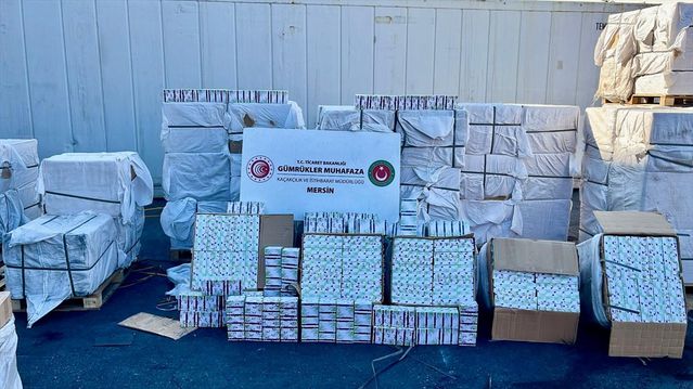 Mersin Limanı'nda 12.4 Milyon İlaç Ele Geçirildi