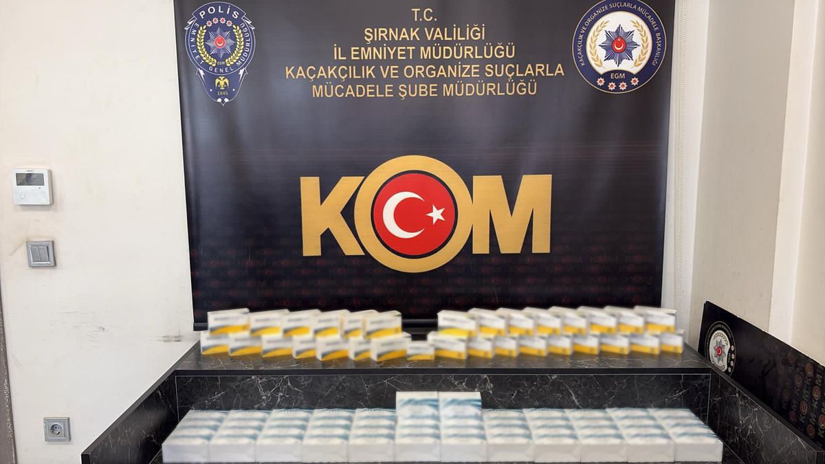 Şırnak\'ta Kaçak İlaç Operasyonu