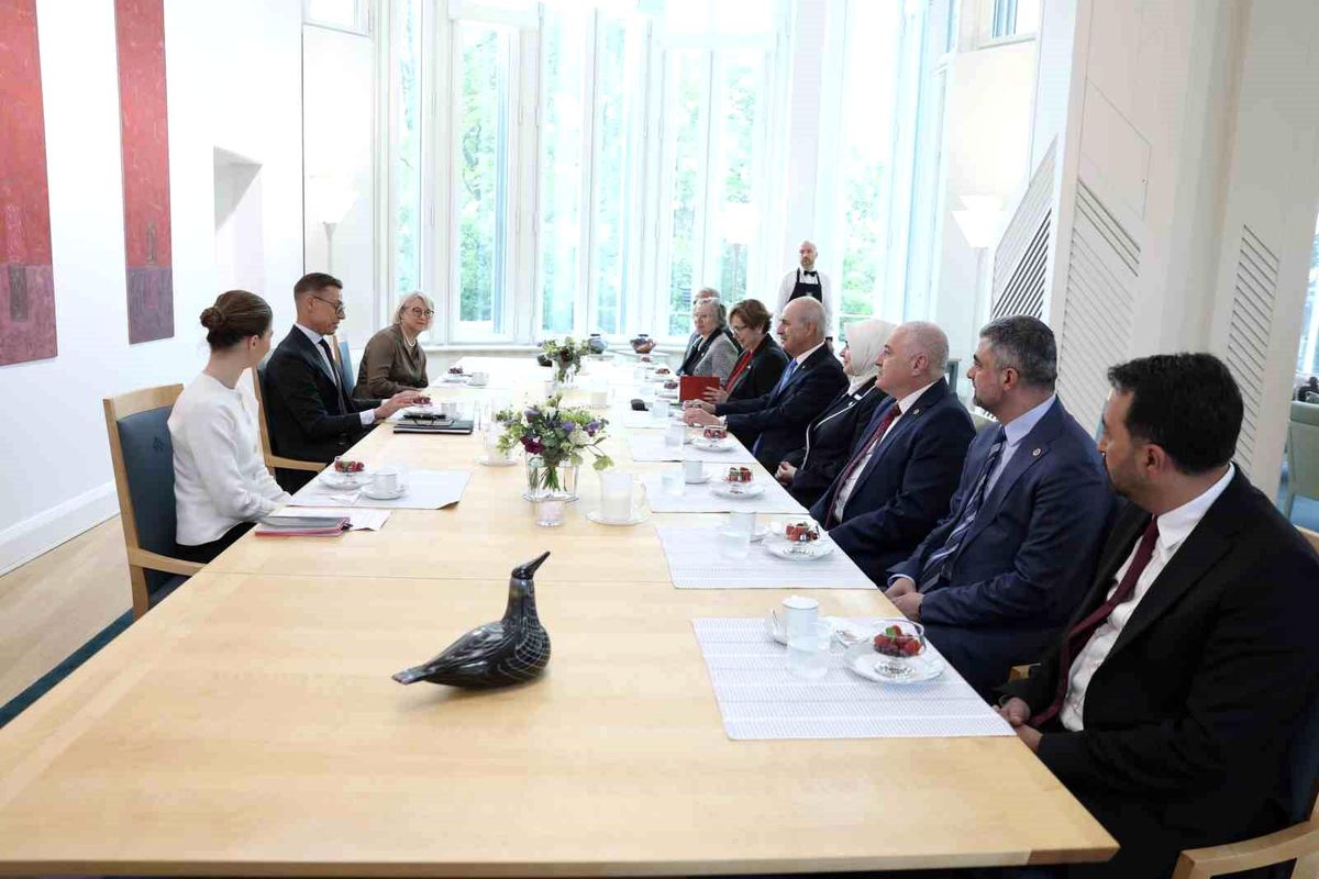 TBMM Başkanı Kurtulmuş, Finlandiya\'da