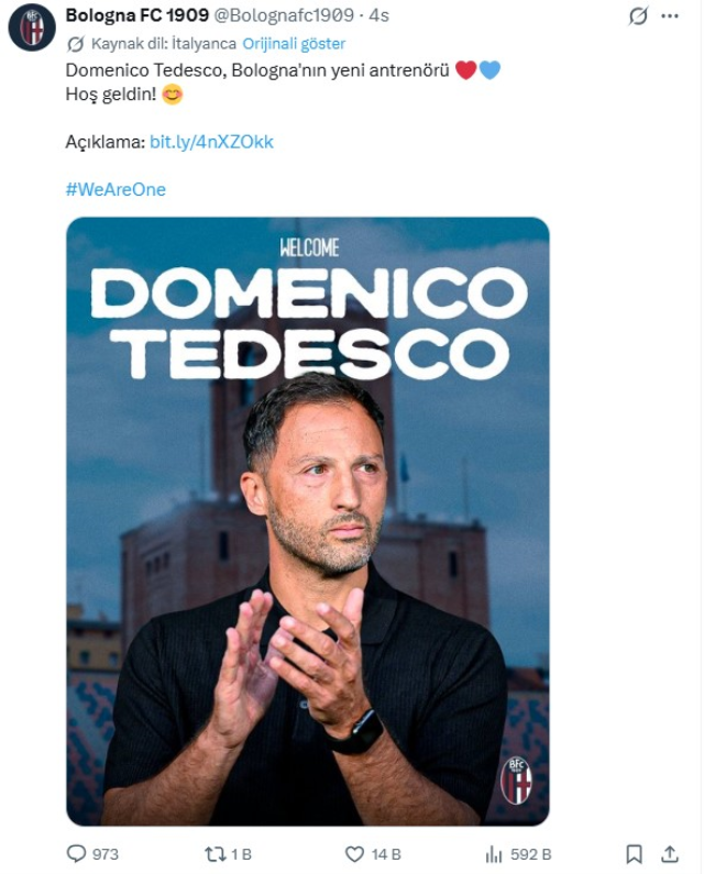 Tedesco'nun yeni takımı açıklanır açıklanmaz olanlar oldu