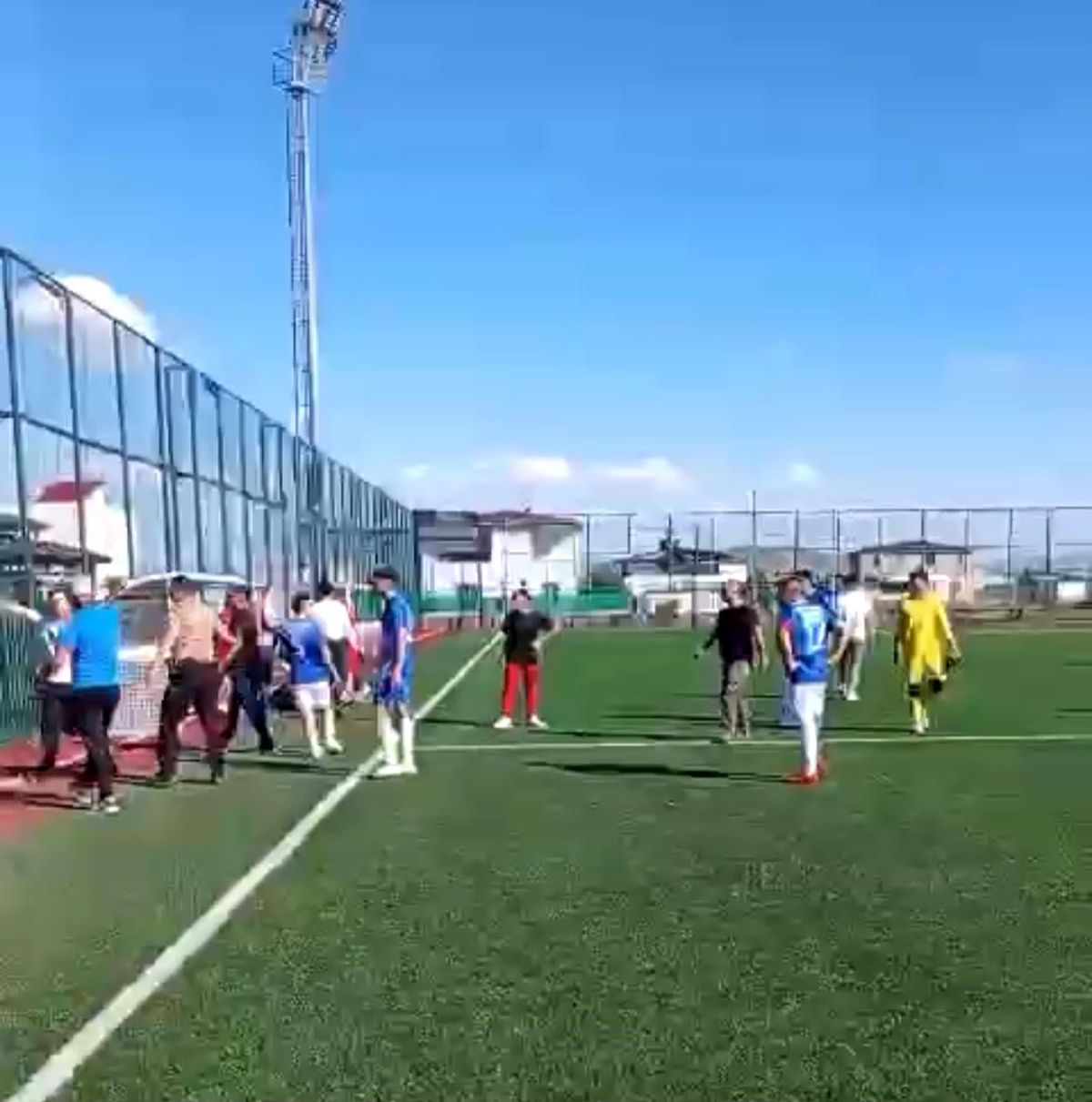 Kahramanmaraş\'ta Şampiyonluk Maçında Kavga