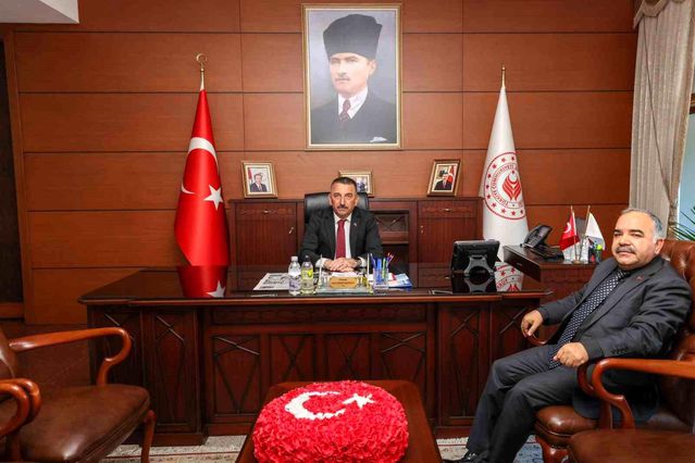 Zonguldak'ta Vali ve Müftü Görüştü