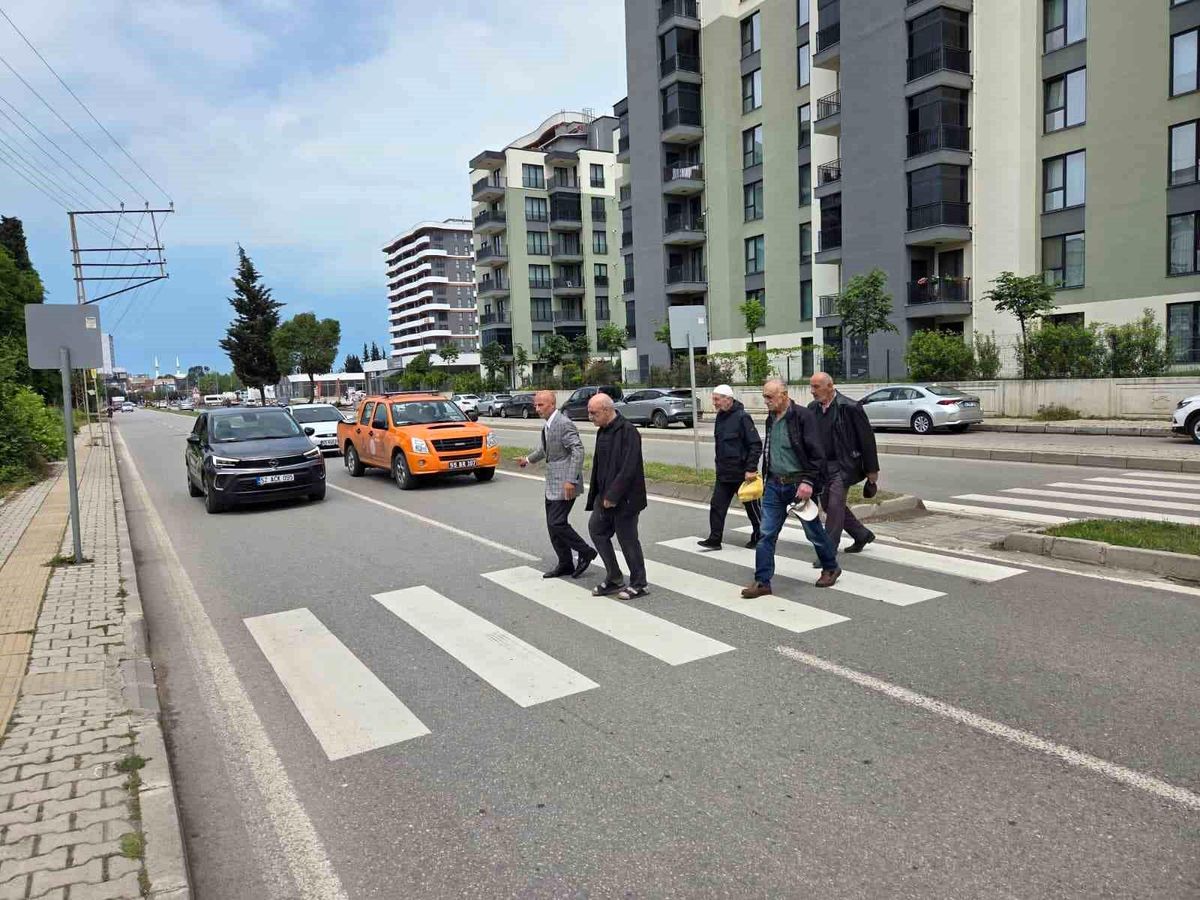 Canik\'te Yaya Geçidi Tehlikesi