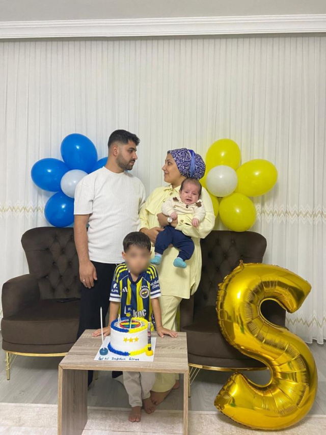 Baba ve 9 aylık oğlu aynı mezarda yan yana toprağa verildi