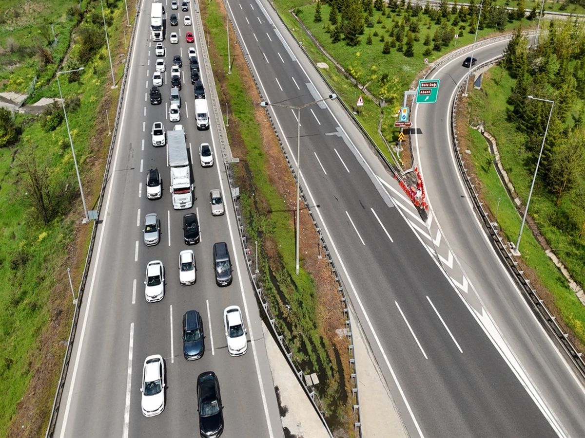 Bolu Dağı Tüneli\'nden 1 milyon araç geçti